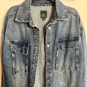 Wild Fable denim shacket